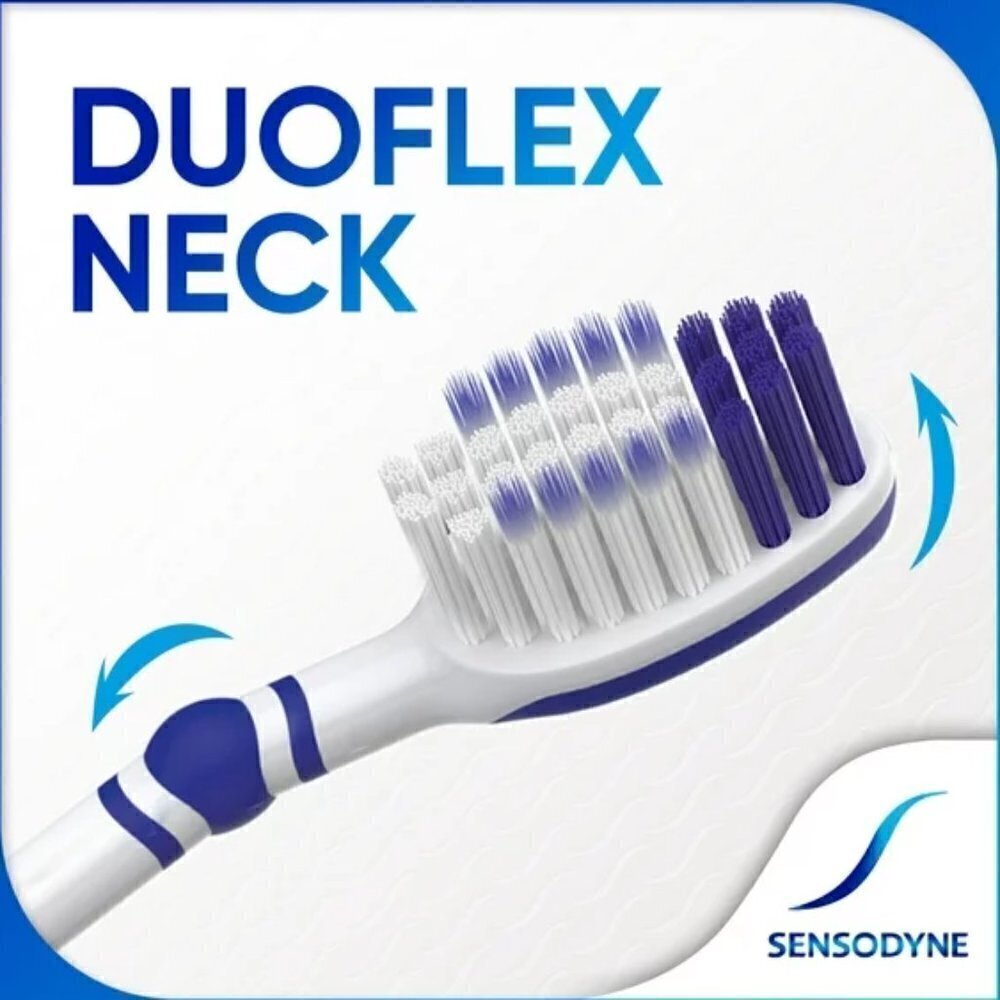 Sensodyne Sensitive Care Soft Toothbrush 2 Pack Purple and Red - Picture 2 of 3